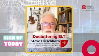 Teaching language efficiently? Decluttering ELT | TEFL Webinar | ELT Masterclass
