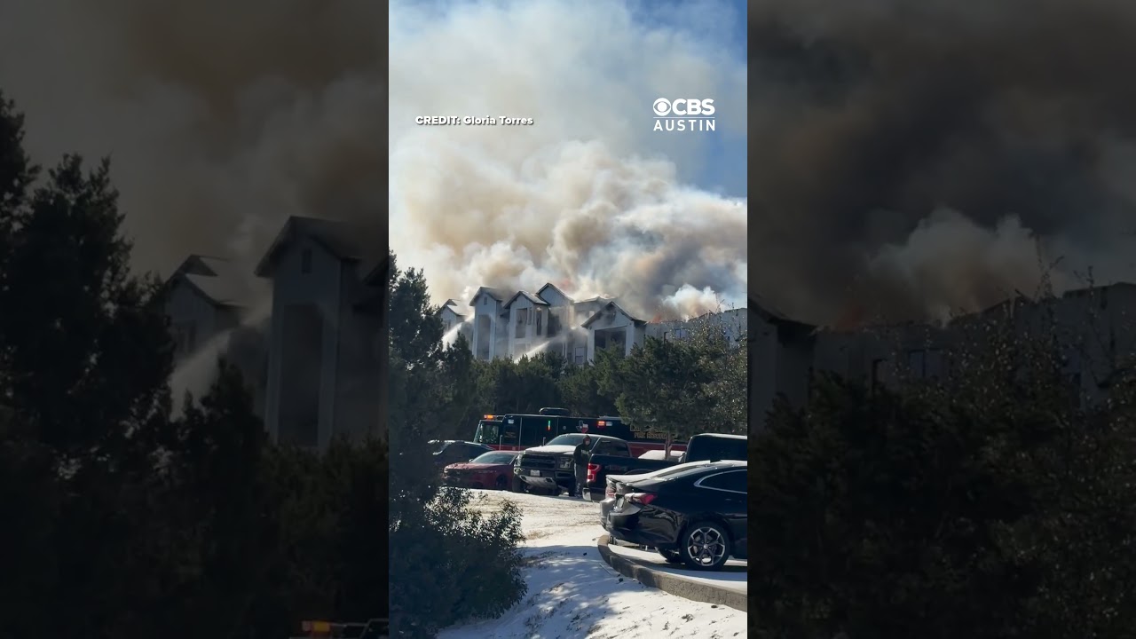 Structure collapse reported at Bee Cave apartment complex due to fire