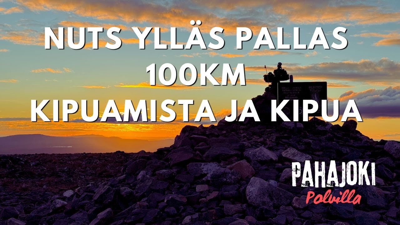NUTS Ylläs Pallas 100km 2024 - Kipuamista ja kipua