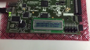 LCD Driver for Spartan-3e FPGA