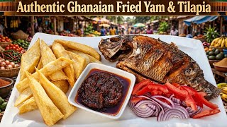 HOW TO FRY CRISPY YAM AND FISH