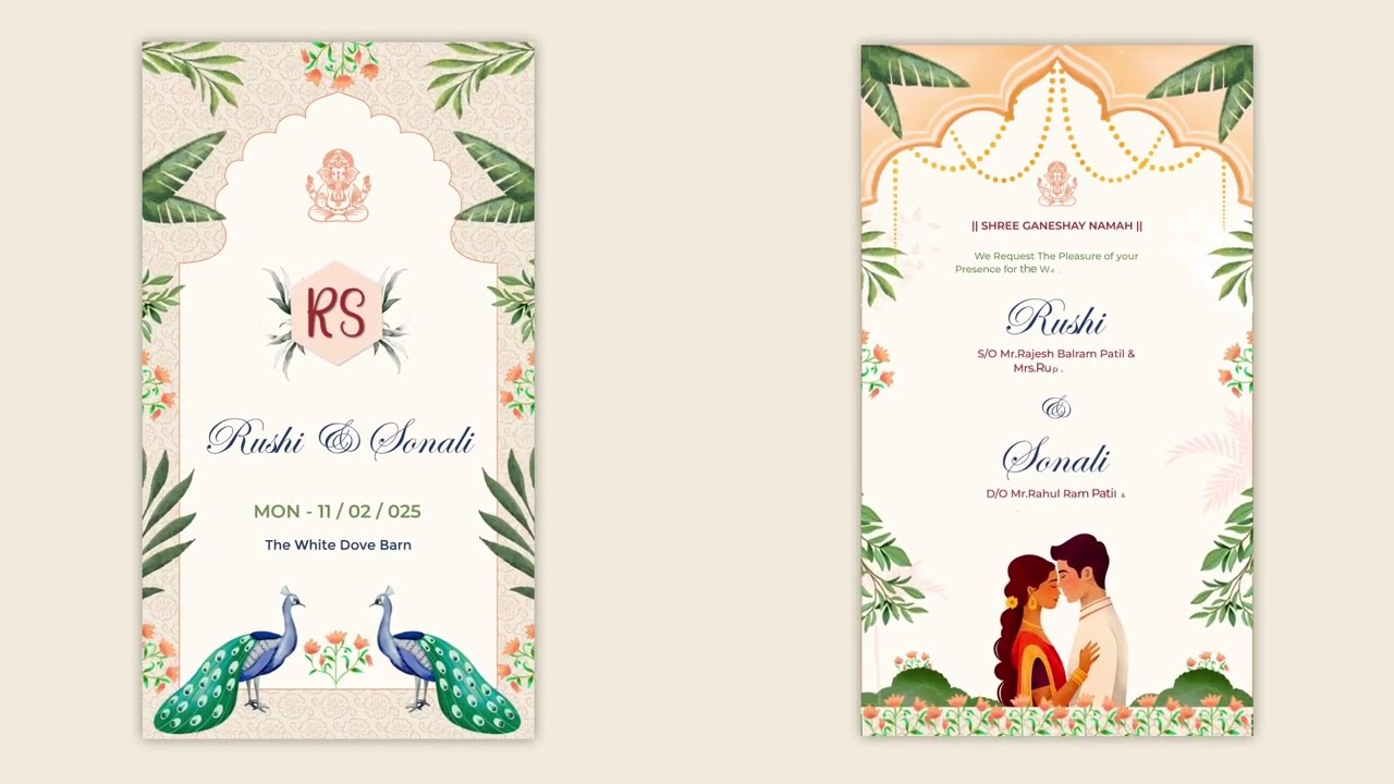 ndian Wedding Invitation Template