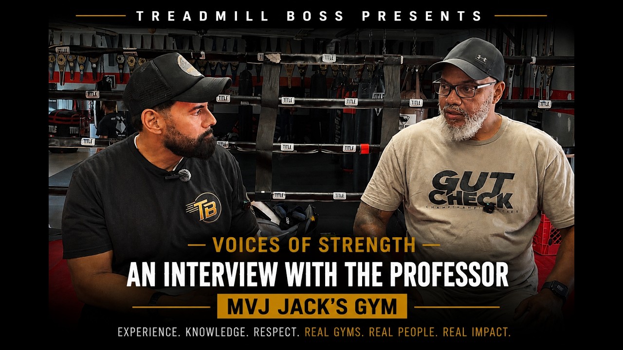 Meet the Founder — Treadmill Boss interview with The Professor at MVJ Jack's Gym