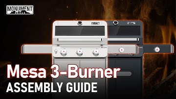 Mesa 3-Burner Gas Grill Assembly Guide l Monument Grills