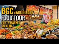 PHILIPPINES STREET FOOD TOUR IN TAGUIG CITY | Ultimate Guide to AFFORDABLE  FOOD SPOTS in BGC!