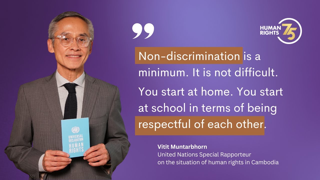 Human Rights 75 | Non-Discrimination Is a Minimum And It Is Not Difficult