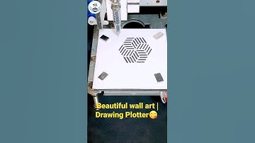 Beautiful Design | Drawing CNC Pen Plotter😋 #srilanka #plotter #drawing #wallart #design