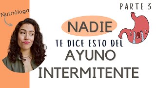 Ayuno Intermitente para BAJAR DE PESO y lo que Nadie te Dice