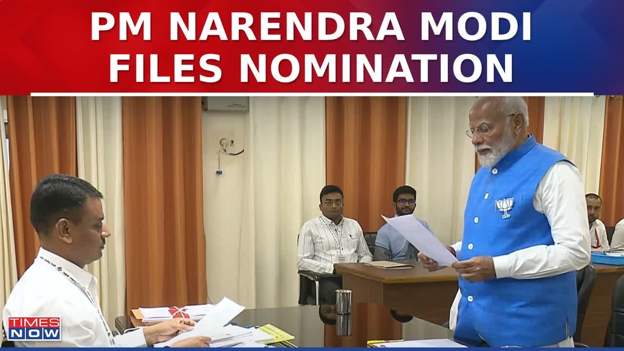 PM Modi Files His Lok Sabha Elections Nomination Papers From Varanasi | WATCH | Breaking News