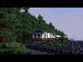 Dupont train crash in minecraft animation