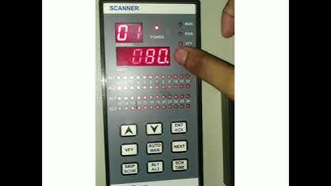 How to check and change values of Temperature Scanner