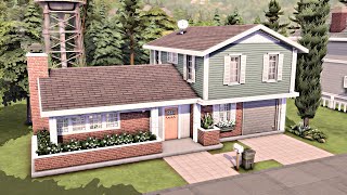 SMALL FAMILY HOME 🏡 The Sims 4 Speed Build | No CC