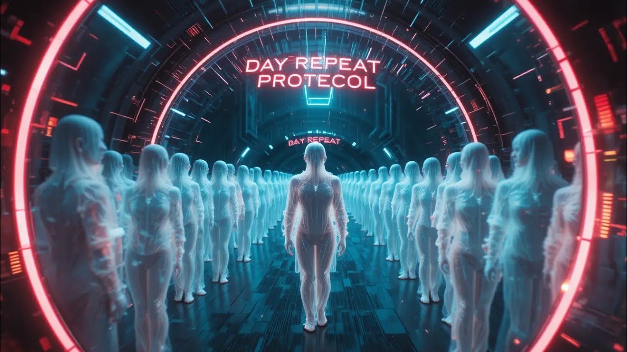 Day Repeat Protocol 🤖 | NPC Life AI Music Video (Viral Glitch Loop) l Echo Soul Studio 