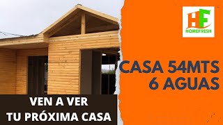 Casa prefabricada 54mts 6 aguas Casa prefabricada 54mts 6 aguas