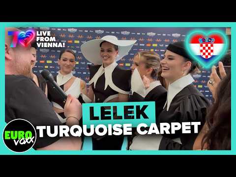 🎤🇭🇷 LELEK - Andromeda (TURQUOISE CARPET) // Croatia Eurovision 2026 // Live from Vienna!