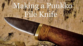 Making a Puukko File Knife