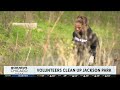 Volunteers gather to clean up Jackson Park ahead of Obama Center opening