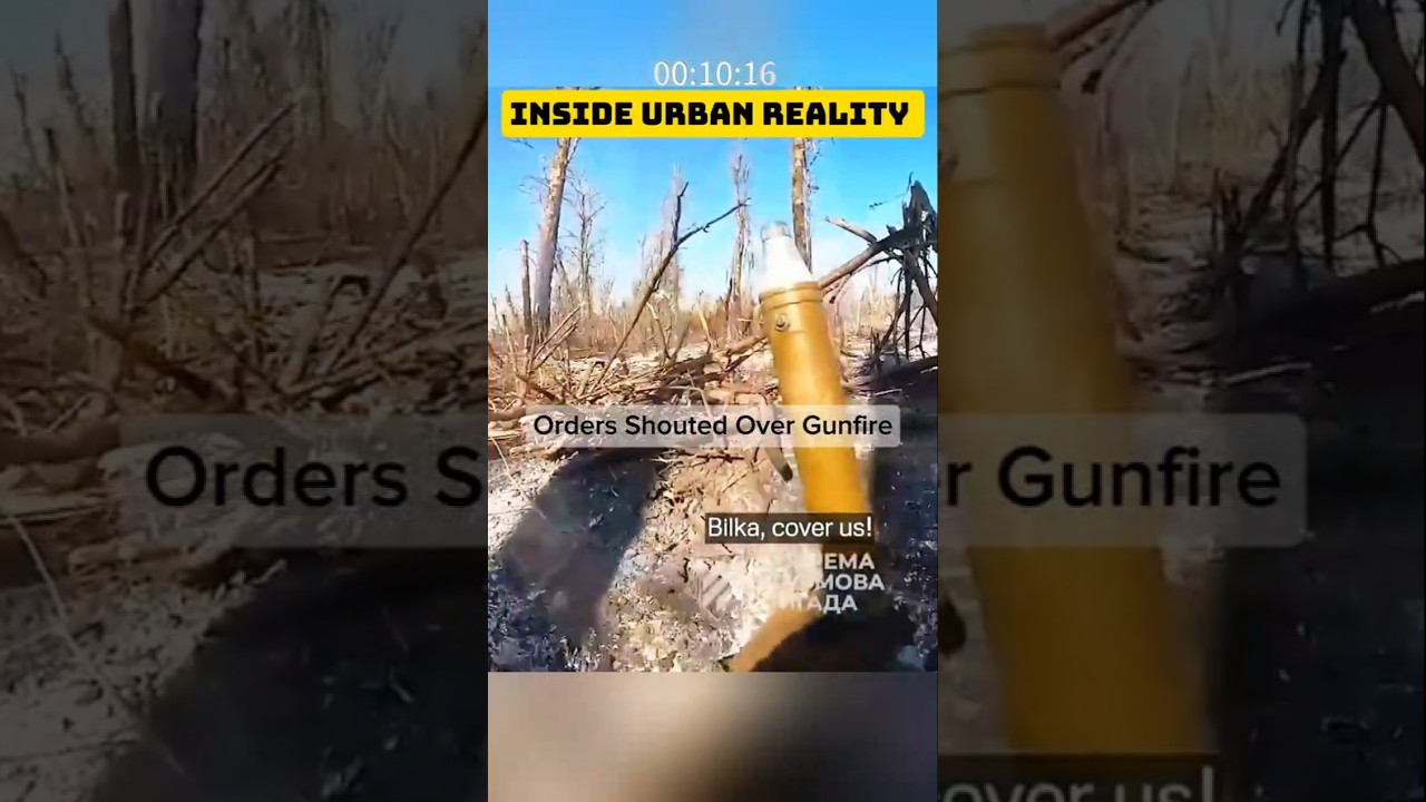 Ukrainian Soldiers on the Move Near Bakhmut