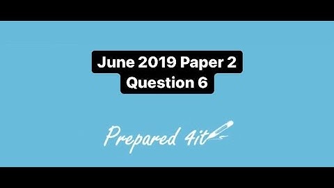 CXC (CSEC) Math Paper 2 | June 2019 Question 6