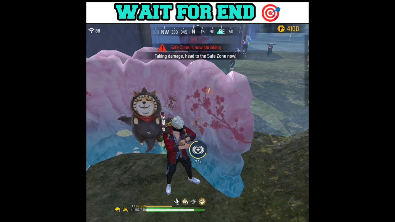 Wait for end 🎯Br Ranked Mood 🥵 Healing battle 😱 1vs3 Situation 😈 