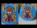 Jagannath ji lippan art work 🎨  || Lippan Art Wall hanging craft || Jai jagannath 🙏
