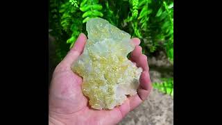 Video preview: Yellow Floater Baryte with Green Fluorite — Jiangxi, China | Natural Mineral Specimen