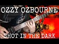 Ozzy osbourne  shot in the dark guitar cover in standard tuning by evan angelos
