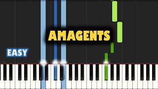 Samthing Soweto - Amagents | EASY PIANO TUTORIAL by SAPiano