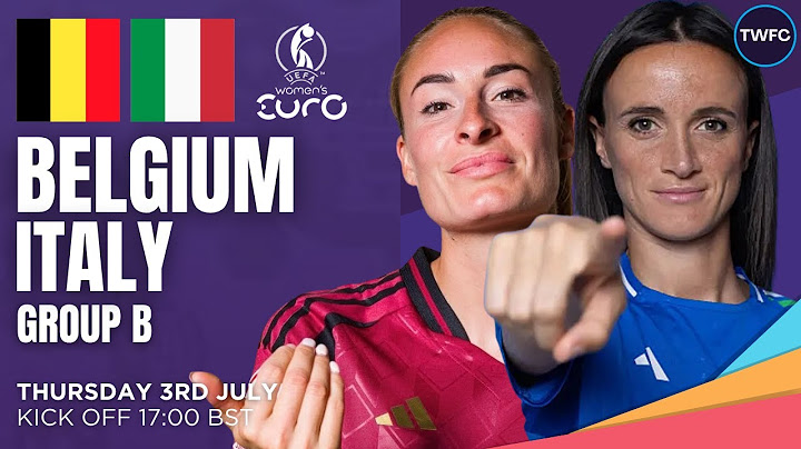 BELGIUM VS ITALY LIVE | WOMEN'S EUROS 2025 WATCHALONG | TWFC LIVE