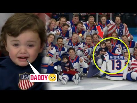 USA players' Heart Warming Tribute to Johnny Gaudreau's Children after winning the Olympic Gold