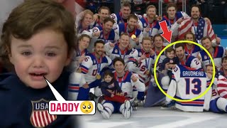 USA players' Heart Warming Tribute to Johnny Gaudreau's Children after winning the Olympic Gold