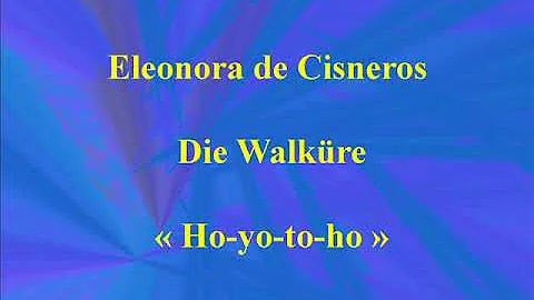 Eleonora de Cisneros   Die Walkre   Ho Yo to ho   Path Perfect 11513 enregistr en 1916