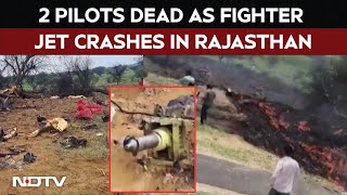 Fighter Jet Crash In Rajasthan | Both Pilots Killed As Air Forces Jaguar Fighter Crashes In Churu