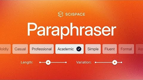 SciSpace Paraphraser: Make Your Papers Sound More Like You