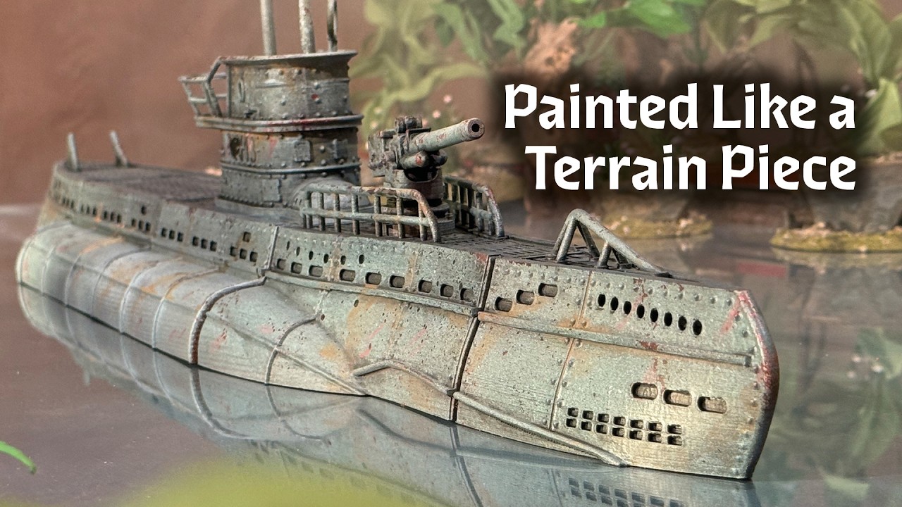 A Submarine Where It Shouldn’t Be | Painting for Pulp Skirmish Wargaming