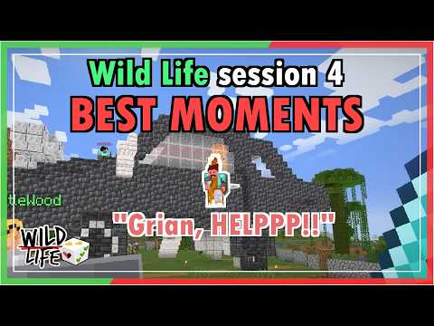 Best moments from Wild Life session 4 || Ft. Mumbo's fails