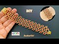 DIY leafy vine Bracelet || Nbeads collaboration || How to make Beaded Bracelet