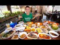 Street Food 21 CURRIES FOR LUNCH!! Unseen Food Tour in Southeast Asia!! ยะลา