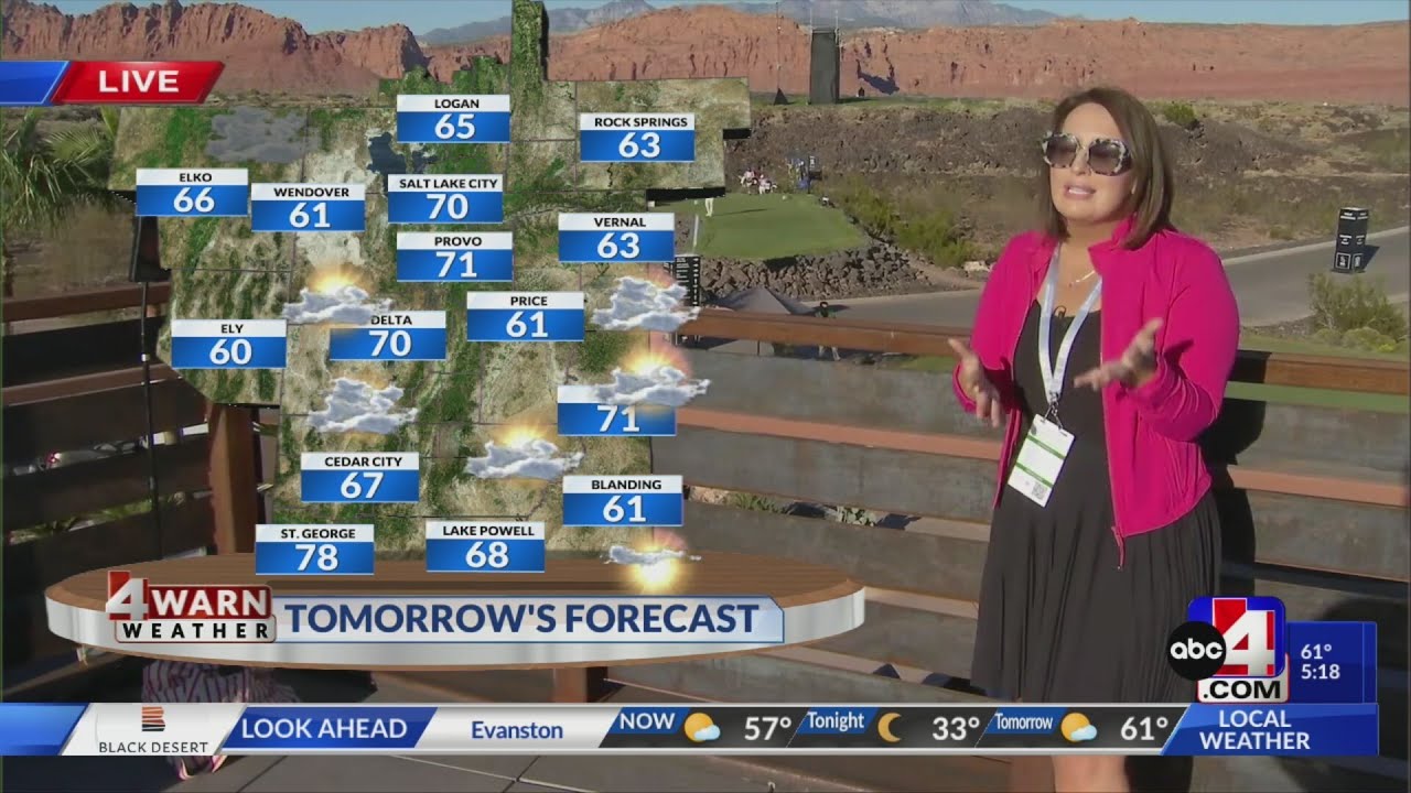 Clear skies and pleasant temperatures leading into the weekend - YouTube
