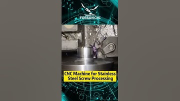 CNC Machine for Stainless Steel Screw Processing #cncmachine #cncmachining #cnc #shorts #madeinchina