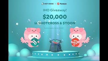 Chia Sẻ 20.000$ Airdrop The Hot Cross x Pontoon IHO Giveaway (Chain BSC)1000 Winner