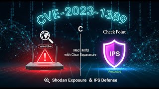 Defending Against CVE-2023-1389: Check Point IPS Lab Simulation