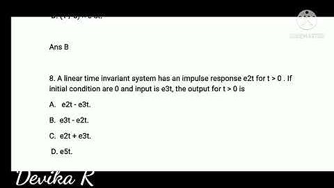 control systems MCQs-5/Time response Analysis/Tneb/trb/Gate/TANCET Exam preparation
