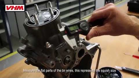 Squish measurement with pieces of tin wire by VHM