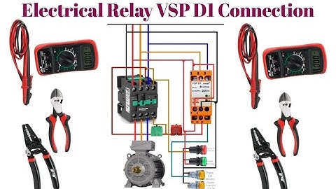 VSP D1 | Phase Failure | Perventer | Phase Sequence | VSP D1 Minilec Connection#electrical#3phase#3d