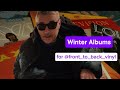 Winter Albums- A response for Christian @front_to_back_vinyl #vinylcommunity 