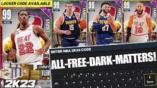 Hurry and Use the New Locker Codes for Guaranteed Free Dark Matters for NBA Finals! NBA 2K23 MyTeam