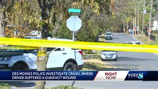 DMPD 11th Street Shooting Crash