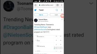 Dragon Ball Super becomes 3rd in ratings on tv 10/7/17