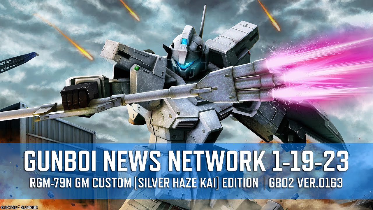 GUNBOI NEWS NETWORK 1-19-23 - RGM-79N GM Custom [Silver Haze Kai